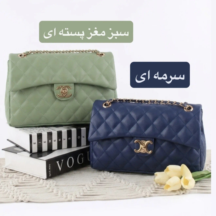 کیف پاسپورتی چرم مصنوعی زنانه روزمره بند بلند قهوه ای
