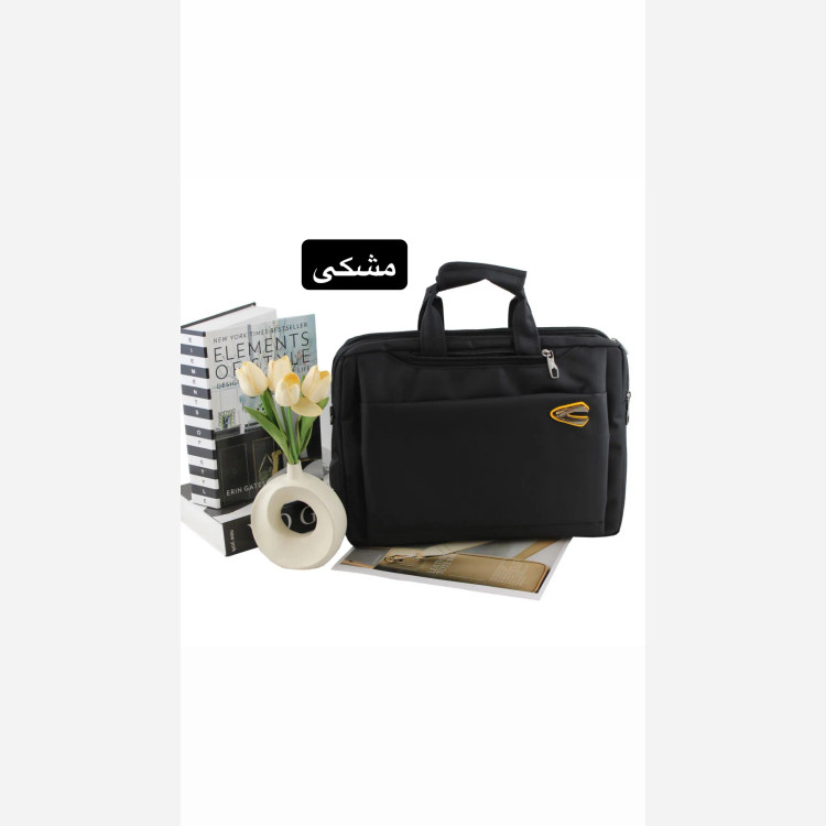 کیف مردانه سه کاره اداری رسمی پارچه ای ابعاد 40 در 30 در 10 سانتیمتر