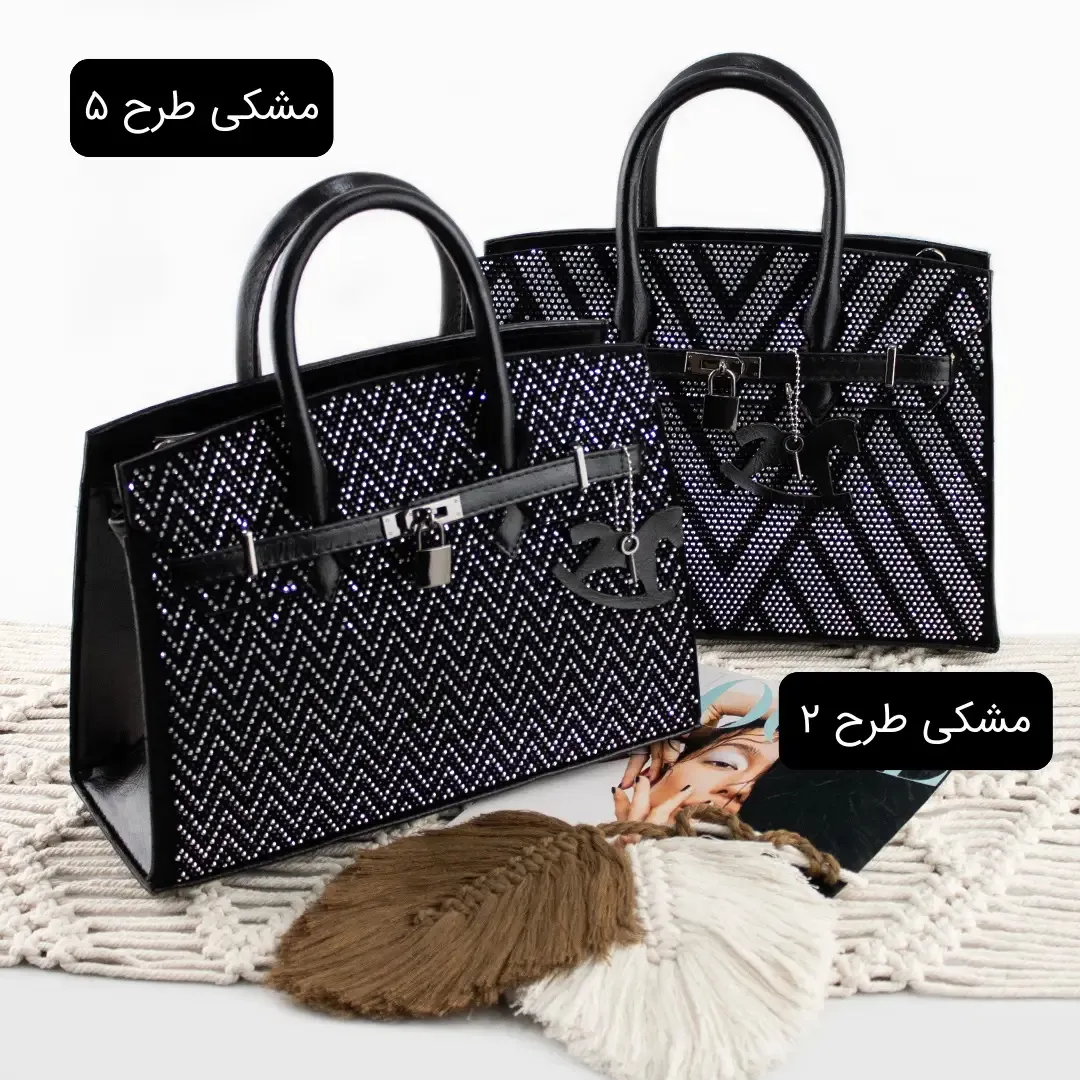 کیف زنانه چرم مصنوعی رسمی و مهمانی ابعاد 30 در 25 در 10 سانتیمتر