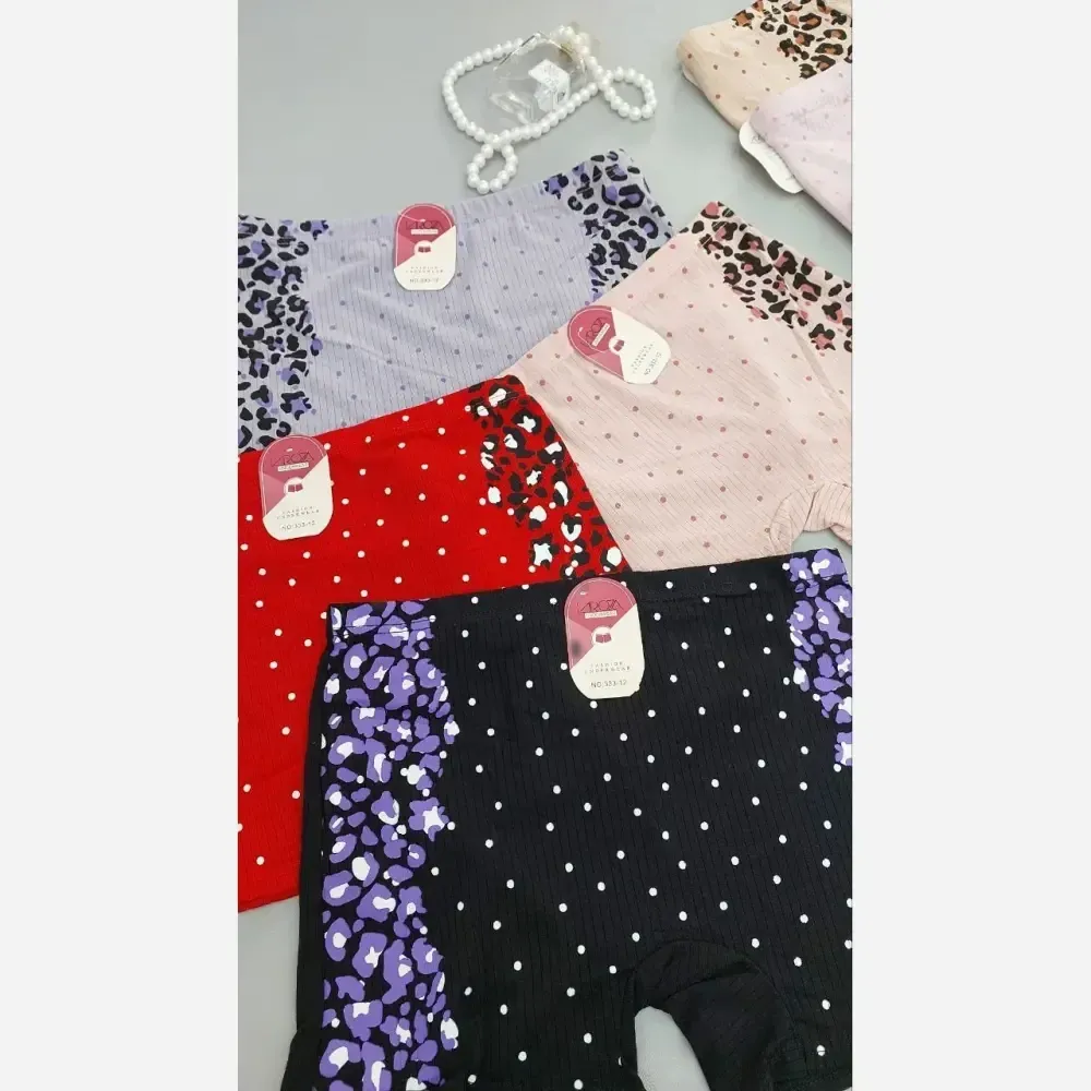 شورت پا دار زنانه نخی کبریتی فری سایز ضد حساسیت کیفیت وارداتی