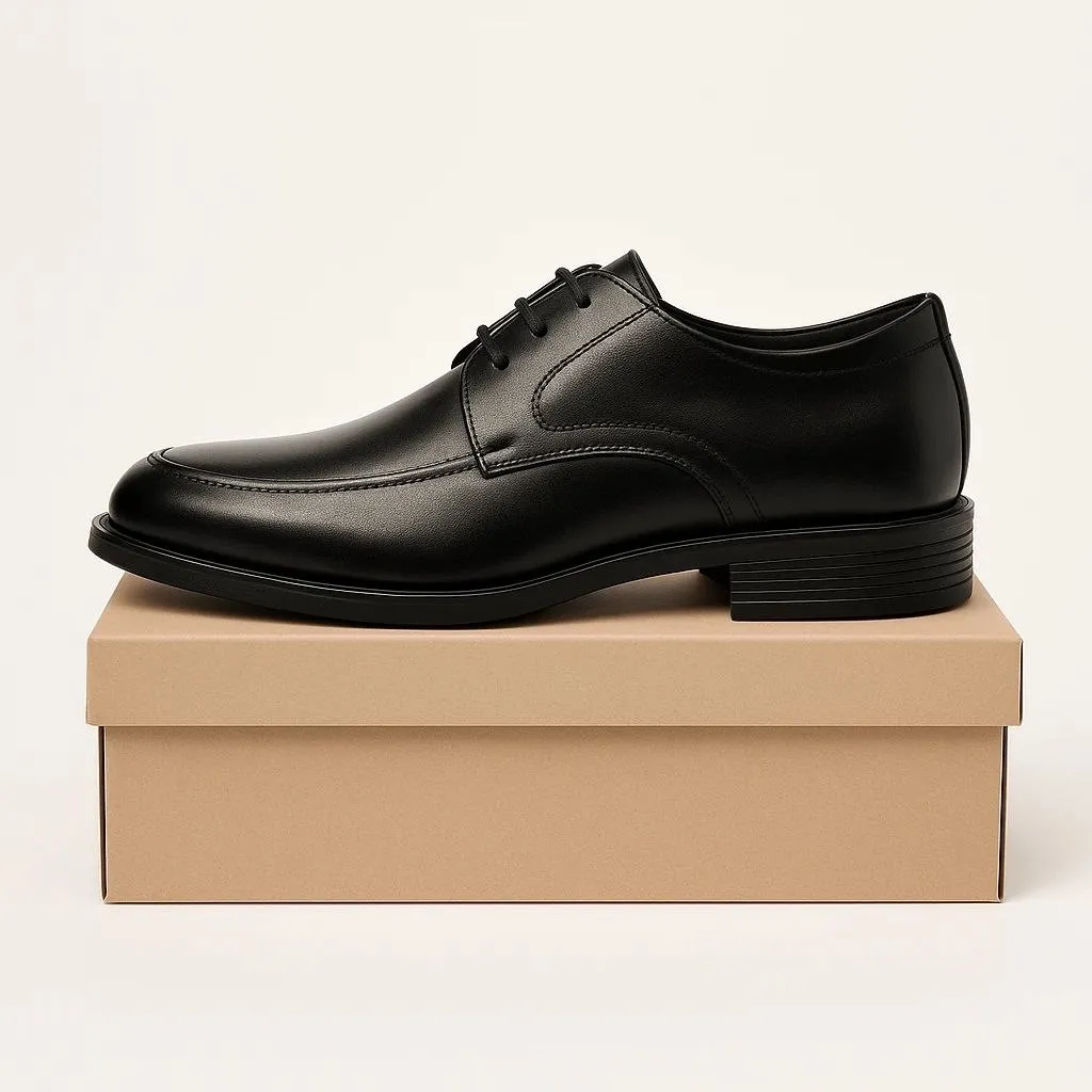 کفش مردانه اداری رسمی مجلسی چرم مشکی مدل تاتای