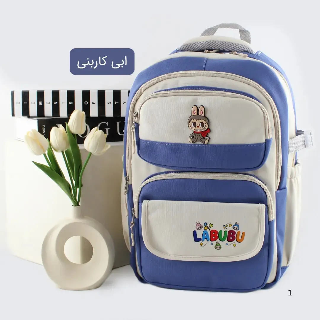 کوله پشتی پارچه ای روزمره و مدرسه دانشگاه مدل جیب دار