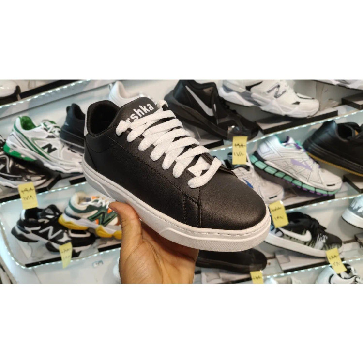 کفش اسپرت مردانه ونس برشکا سفید مشکی دور دوخت سایز 41 تا 44