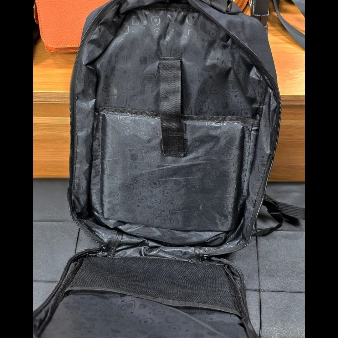 کوله پشتی تاکتیکال برزنتی جادار با جای لپ تاپ و کمربند شکمی